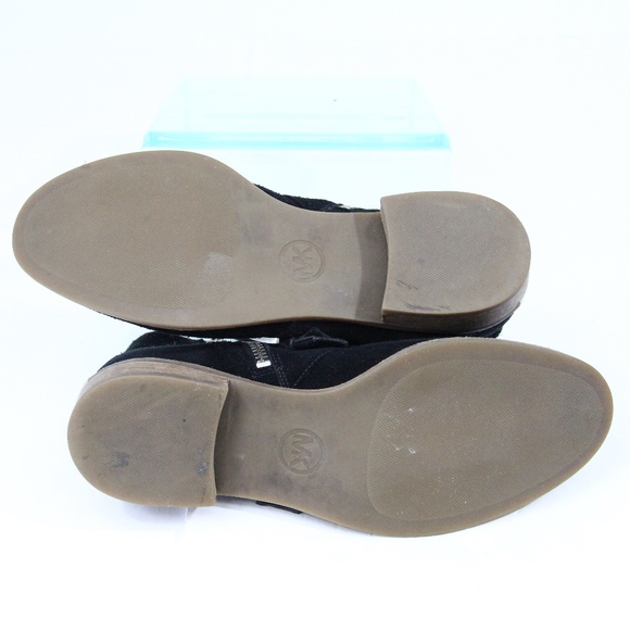 Michael Kors Boots sz 6.5 Women Double Monk Strap Booties Black Shoes - Picture 12 of 12